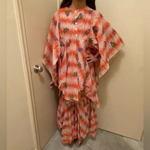 One-of-a-kind Vintage London Look maxi dress